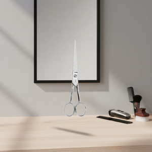 Ciseaux de coiffure AUSONIA, ciseaux de barbier professionnels en acier inoxydable, ciseaux de coiffure, Pl 6.5, fabriqués en Italie - Product Image 2