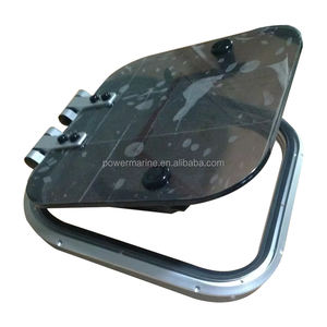 Accessoires de bateau de yacht de haute qualité <span class=keywords><strong>porte</strong></span> de bateau hublots en aluminium fenêtre marine rectangulaire - Product Image 3