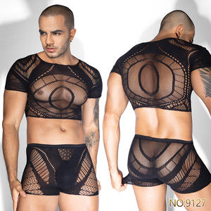 Nouveau sous-vêtement sexy monobloc pour hommes pour discothèque Bar modèle masculin scène Performance Sexy lapin uniforme 9127 - Product Image 6