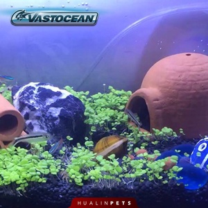 Decorazione per Acquario Fatta a Mano, Resistente, in Ceramica, a Forma di Grotta per Nascondiglio di Pesci e Gamberetti, Vaso per Riproduzione - Product Image 4