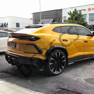 Convient pour l'Urus SUV : Enjoliveurs de pare-chocs arrière, diffuseur arrière et lèvre arrière en fibre de carbone de haute qualité 2018-2021 - Product Image 5