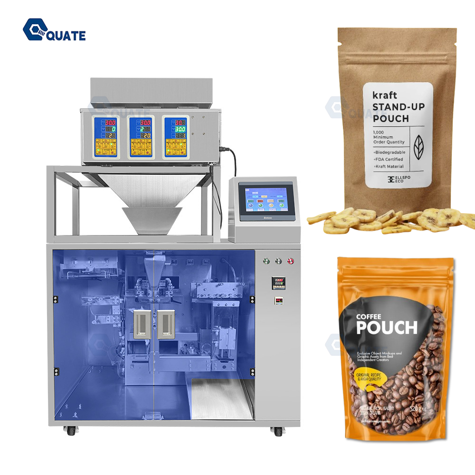 Automatic Doypack Rotary Packing Machine for Premade Doy Bags With ...