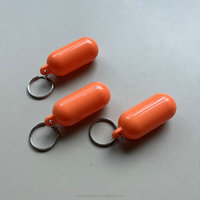 Porte-clés flottant en plastique pour piscine, forme de garde-corps, style capsule, avec logo personnalisé