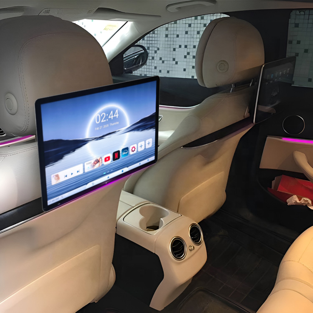 OEM ODM 13 Inch Smart Car TV Headrest Monitort Radio Android Rear Seat Entertainment System Advertising Touch Screen TV for BUS