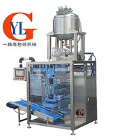 Machine d'emballage automatique personnalisable multi-lignes à scellage 4 côtés pour liquides/sauces (Ketchup, Shampooing, Bain de bouche, Mayonnaise)