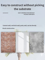 Peinture latex haut de gamme pour murs extérieurs de villas, résistante aux intempéries et aux éraflures