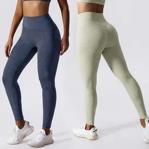 Leggins De Mujer Nylon Spandex Cao Eo Tummy Kiểm Soát Co Giãn In Ấn Yoga Tập Thể Dục Vớ Womens Tùy Chỉnh Xà Cạp