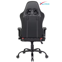 Fauteuil de bureau pivotant ergonomique moderne en cuir PU, réglable en hauteur, capacité 500 lbs, vente en gros