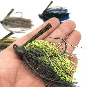 Top Right RJ301 tungsteno Jig gonne in Silicone tungsteno nuoto Jig Lure per la pesca dei bassi - Product Image 2