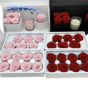 Appealing Preserved Natural Rose Long Lasting Eternal Roses SENNKA ROSES ON SALE