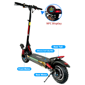 Trottinette électrique pour adultes avec double moteur 2*800 48V 18 vitesses, jusqu'à 50 km d'autonomie, entrepôt européen et américain - Product Image 6