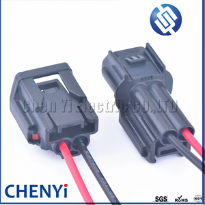 Lampu depan LED konektor kedap air, <span class=keywords><strong>2</strong></span> Pin konektor otomatis tahan air, lampu siang hari, lampu kabut, colokan harness, 6189-7408 6181-6851 untuk Honda - Product Image 5