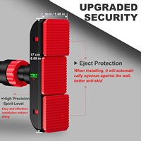 Barre de traction RHINOSPORT en acier allié, support de porte réglable 70-92 cm, double protection anti-éjection, sans vis, capacité de charge 200 kg, EVA