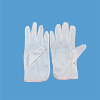 Gants électroniques antistatiques ESD industriels non pelucheux gants universels de travail sans poussière blanc pur
