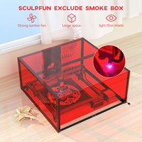 Boîte de protection pour gravure laser SCULPFUN, enceinte détachable, protection contre la poussière, compatible avec les graveurs laser S10 S9 S6 S6 Pro