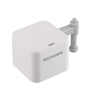 Amos Automatic Toilet Flusher Rechargeable Sensor White Minimalist Design Easy Installation - Product Image 3