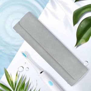 Estuche de Viaje para Cepillo de Dientes Electrónico de Cuero PU Impermeable con Cierre Magnético, Bolsa de Transporte Protectora para Oral-b <span class=keywords><strong>Philips</strong></span> - Product Image 5