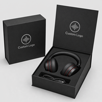 Caja de Embalaje para Auriculares al por Mayor, Caja de Regalo Magnética de Cartón Rígido Plegable Personalizada con Inserto de Espuma para Electrónica de Consumo