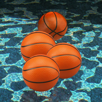 Mini ballon de basket en mousse léger, silencieux et souple pour enfants et tout-petits, idéal pour l'intérieur, la plage, la piscine et les jeux en extérieur