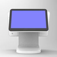 Nouveauté Cashcow Système de point de vente tout-en-un avec écran IPS 13,3 pouces Multi-OS Caisse enregistreuse Windows/Intel Imprimante thermique 58/80 mm BT 4.0