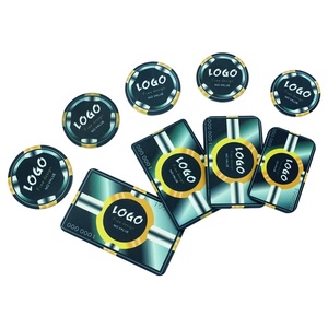 Fichas de póquer de cerámica con diseño de logotipo personalizado Juego de fichas de <span class=keywords><strong>Caino</strong></span> PERSONAL 39mm 40mm 43mm 50mm 48,5mm 52mm 55 67 79mm para juegos de azar - Product Image 2