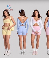 Ensemble de yoga sans couture personnalisé pour femmes, couleur rouge vin, avec soutien-gorge de sport dos nu et leggings taille croisée, ensemble de vêtements de yoga grande taille