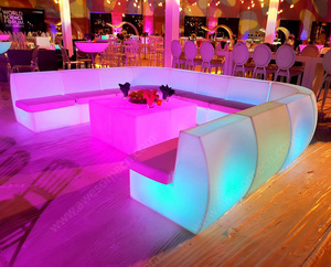 Meubles <span class=keywords><strong>de</strong></span> Bar d'extérieur, canapé et Table lumineux à Led <span class=keywords><strong>en</strong></span> <span class=keywords><strong>polyéthylène</strong></span> (Sf201) - Product Image 3