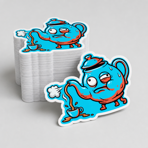 Autocollants décoratifs personnalisés mignons et amusants découpés à la forme, <span class=keywords><strong>en</strong></span> vinyle imperméable, pour bouteille d'eau, ordinateur portable, skateboard - Product Image 2