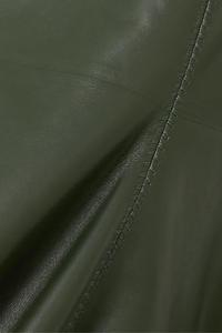 Dames En <span class=keywords><strong>Cuir</strong></span> <span class=keywords><strong>Jupe</strong></span> Femmes Vert PU Volants Ourlet Moulante Midi <span class=keywords><strong>Jupe</strong></span> Longue - Product Image 5