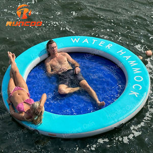 Nouveau point de chute flotteur amusant ponton flottant quai rectangle gonflable flottant eau hamac flotteur - Product Image 2