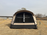 Tente de tunnel de camping familial de luxe portable Conception gonflable imperméable et respirante à ouverture rapide