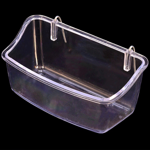 Boîte alimentaire en plastique écologique anti-éclaboussures pour <span class=keywords><strong>oiseaux</strong></span> Mangeoire à l'épreuve des perroquets Tasse à nourriture pour <span class=keywords><strong>oiseaux</strong></span> Bol <span class=keywords><strong>suspendu</strong></span> <span class=keywords><strong>Abreuvoir</strong></span> multi-grille - Product Image 5