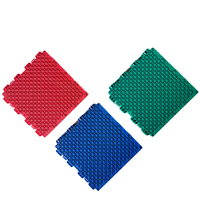 Vente chaude innover multi-usage suspendu assemblé plancher terrasse en plastique pour volley-ball et cour de sport Texture de Surface unie