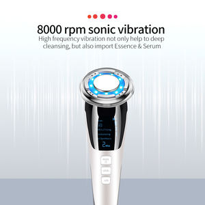 Dispositivo Facial Todo en Uno para Uso Doméstico, Máquina Masajeadora Eléctrica Portátil, Limpieza Profunda, Absorción, Fisioterapia Infrarroja, Calentamiento - Product Image 5