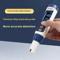 Testeur de qualité de l'eau 5 en 1 en gros, haute précision, numérique, TDS, EC, PH, salinité, température, testeur de qualité de l'eau