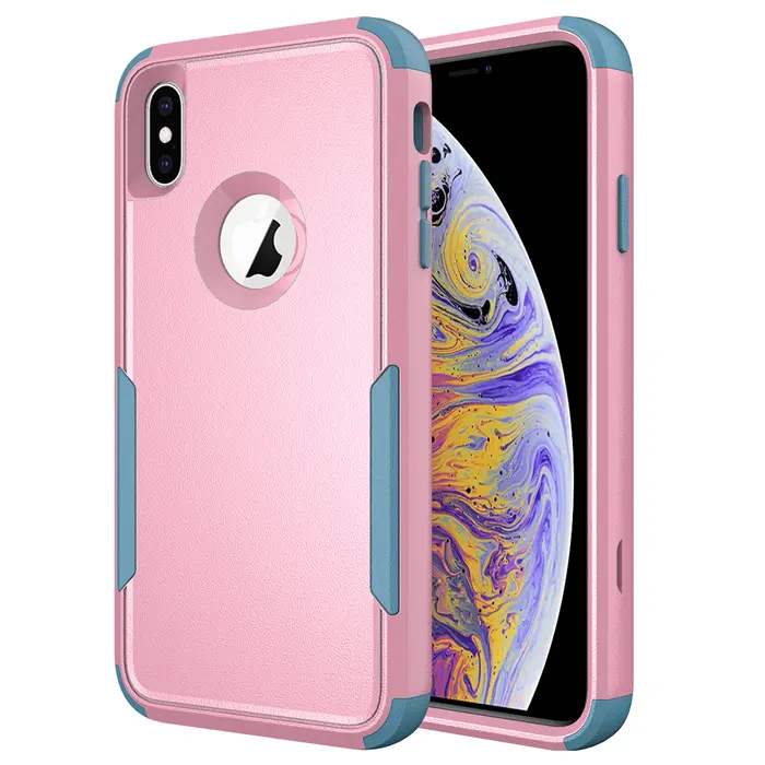 Cover posteriore combinata 3 In 1 All-inclusive con griglia anteriore custodia protettiva per telefono per Iphone XS Max Cover anticaduta