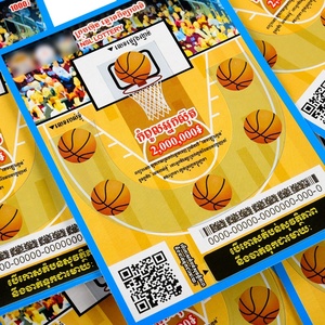 Fabrication de billets de loterie personnalisés avec impression couleur intégrale et design gratuit – Billets à gratter sur mesure - Product Image 3