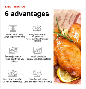 Appareils de cuisine 16L/12L Nouveau modèle de <span class=keywords><strong>friteuse</strong></span> à air numérique électrique sans huile avec écran couleur - Product Image 4