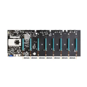 S37 8 슬롯 컴퓨터 마더 보드 D37 T37 CPU 세트 비디오 카드 슬롯 메모리 어댑터 통합 소비