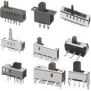 Impermeável Micro Pequeno Smd Mini Micro Interruptor De Deslize De Energia Para 3 4 5 6 Vias Pin 1p2t 1p3t 2p2t 2p3t 2p3t 2p4t Dpdt On Off On