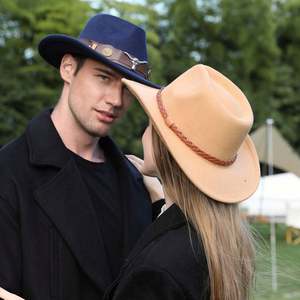 Sombrero de Vaquero Barato al por Mayor para Niños y Adultos, Sombrero de Vaquero Promocional de Gamuza - Product Image 5