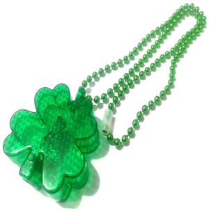 Collares de Cuentas con Trébol Verde Iluminado con LED para el Día de San Patricio de HLC, Collares Luminosos con Hoja de Trébol Irlandés para Fiestas y Eventos - Product Image 2