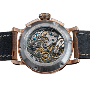 Reloj de Piloto Automático Mecánico de Alta Calidad, Luminoso e Impermeable, con Correa de Acero Inoxidable en Oro Blanco, Esfera de Cristal y Manecillas - Product Image 3