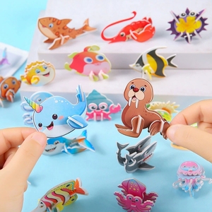 Rompecabezas de Cartón 3D Precortado, Juguete DIY para Niños de 5 a 7 Años - Product Image 5