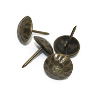 Clous de tapisserie d'ameublement à tête ronde en laiton antique de 11mm clous décoratifs pour canapé-lit et autres meubles