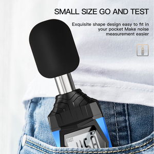 Máy đo mức âm thanh kỹ thuật số máy đo Decibel âm thanh chính xác cao Máy đo Decibel công cụ phát hiện tiếng ồn văn phòng Máy đo Decibel 30-130dB - Product Image 5