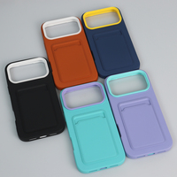 Étui de téléphone en TPU avec porte-cartes, portefeuille magnétique, coque antichoc pour iPhone 14-17, fabricant OEM ODM Chine