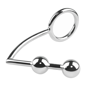 <span class=keywords><strong>Precio</strong></span> al por mayor de fábrica, productos sexuales para adultos, juguetes, gancho Anal sólido de Metal inoxidable, cuentas <span class=keywords><strong>anales</strong></span> con anillo para experiencias SM - Product Image 6