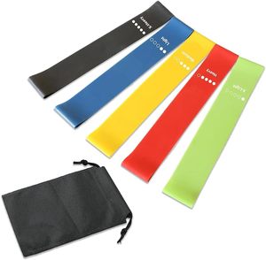 Colorful Latex Resistance Loop <b>Bands</b> for Yoga Pilates Hip Thigh Leg Stretch Strength Training Dance Customizable - Product Image 1