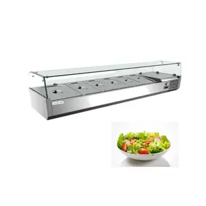 Equipo de Cocina, Mostrador para Ensaladas, Mostrador Refrigerado para Exhibición de Ensaladas para Restaurantes - Product Image 1